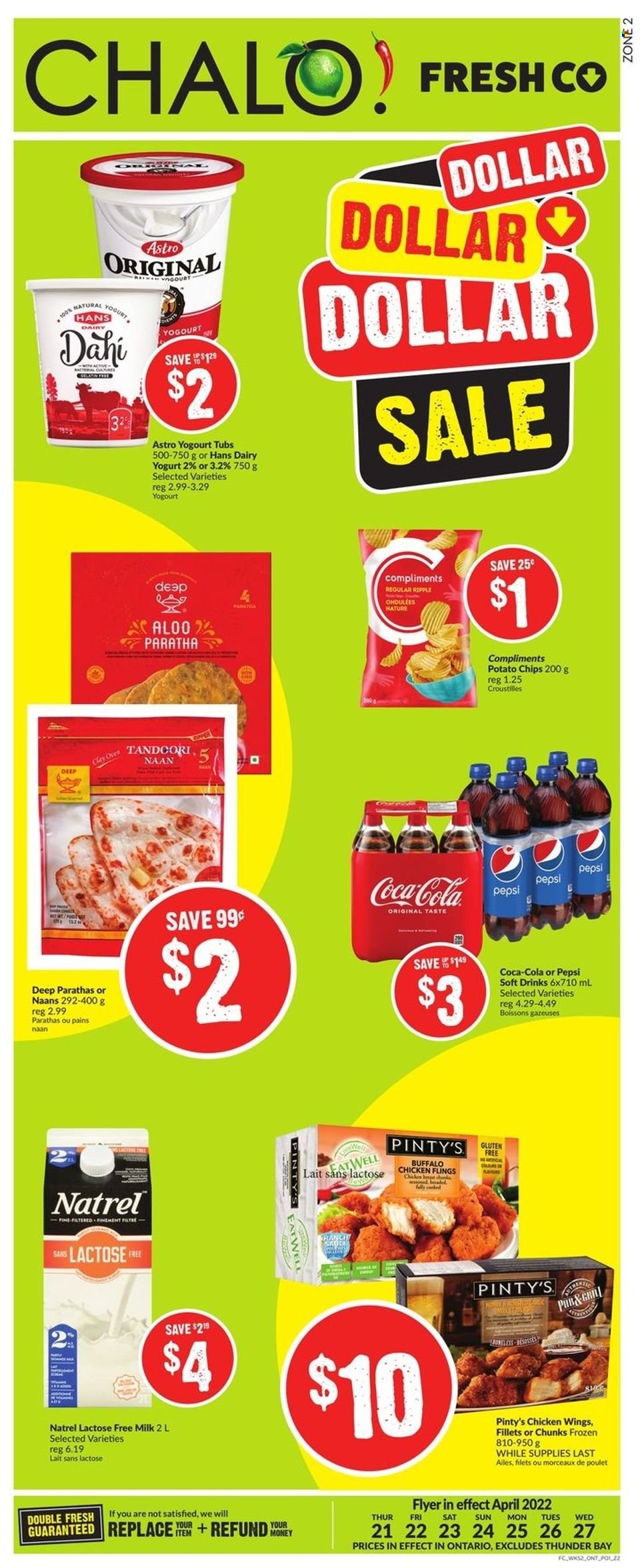Chalo! FreshCo. flyer - April 21, 2022 - April 27, 2022. Page 1