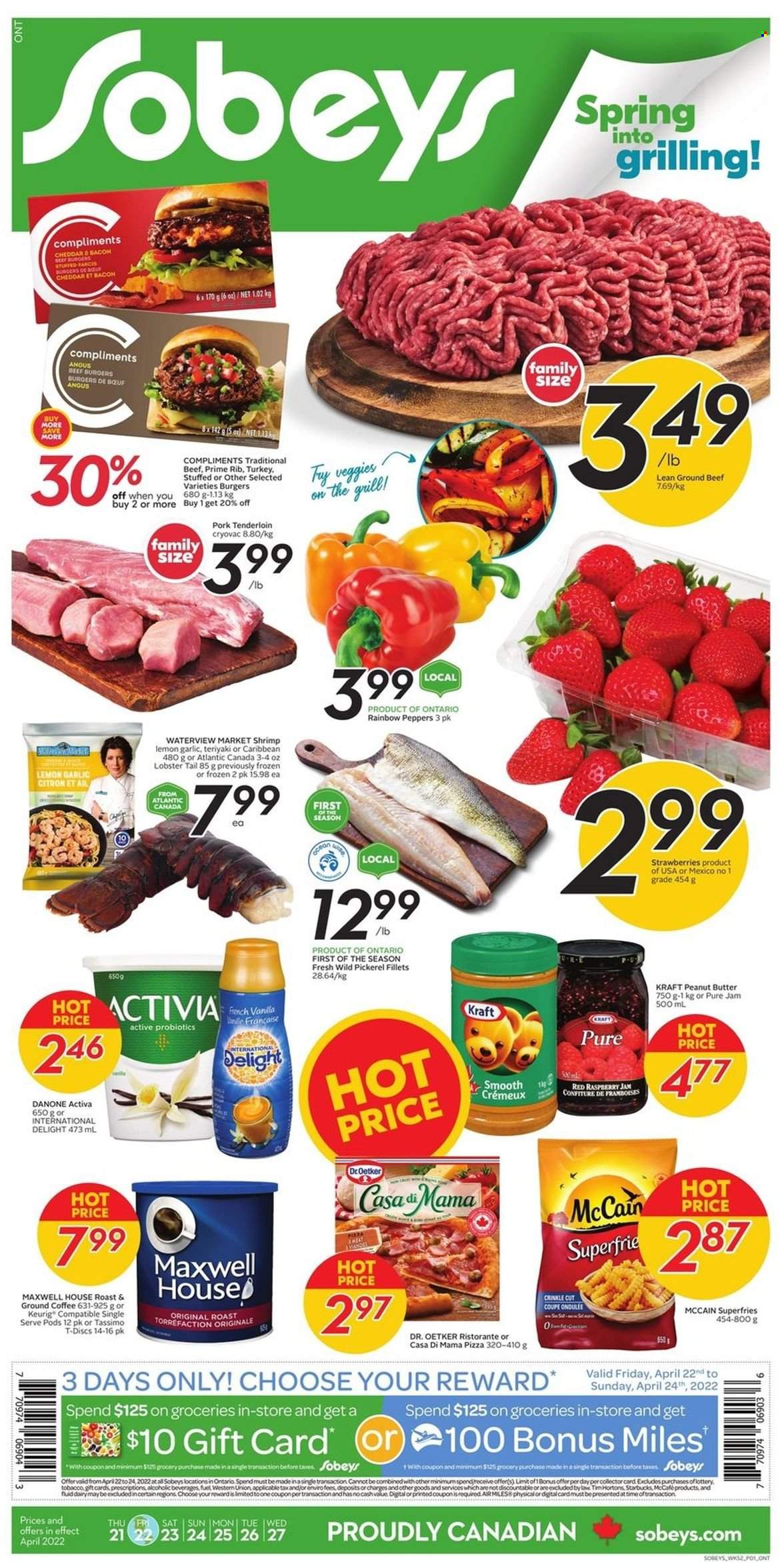 Sobeys flyer - April 21, 2022 - April 27, 2022. Page 1