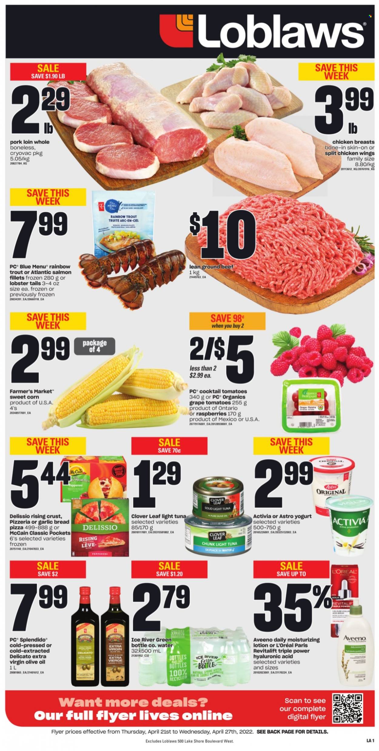 Loblaws flyer - April 21, 2022 - April 27, 2022. Page 1