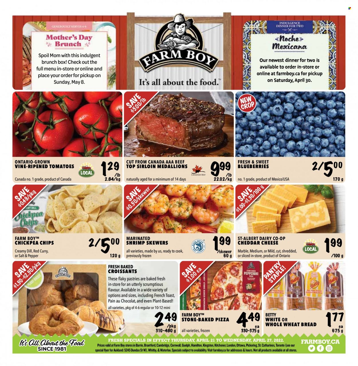 Farm Boy flyer - April 21, 2022 - April 27, 2022. Page 1