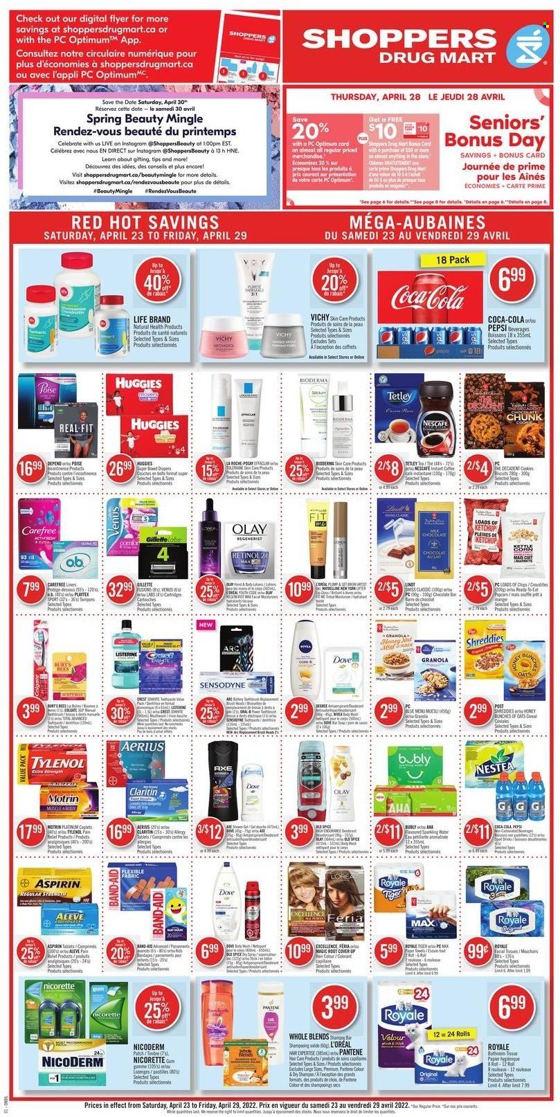 Shoppers Drug Mart flyer - April 23, 2022 - April 29, 2022. Page 1