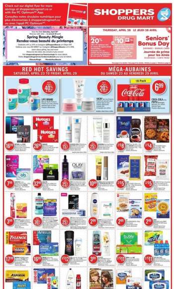 Shoppers Drug Mart Flyer - April 23, 2022 - April 29, 2022.