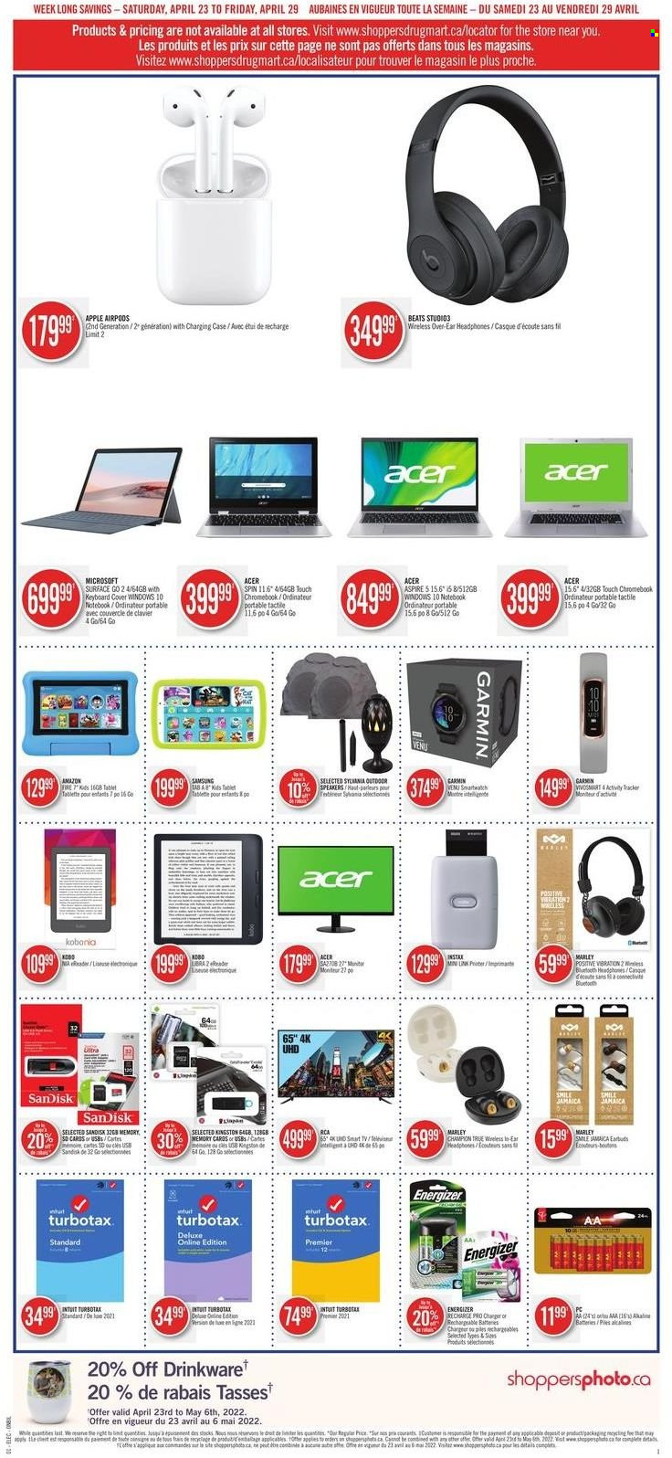 Shoppers Drug Mart flyer - April 23, 2022 - April 29, 2022. Page 8