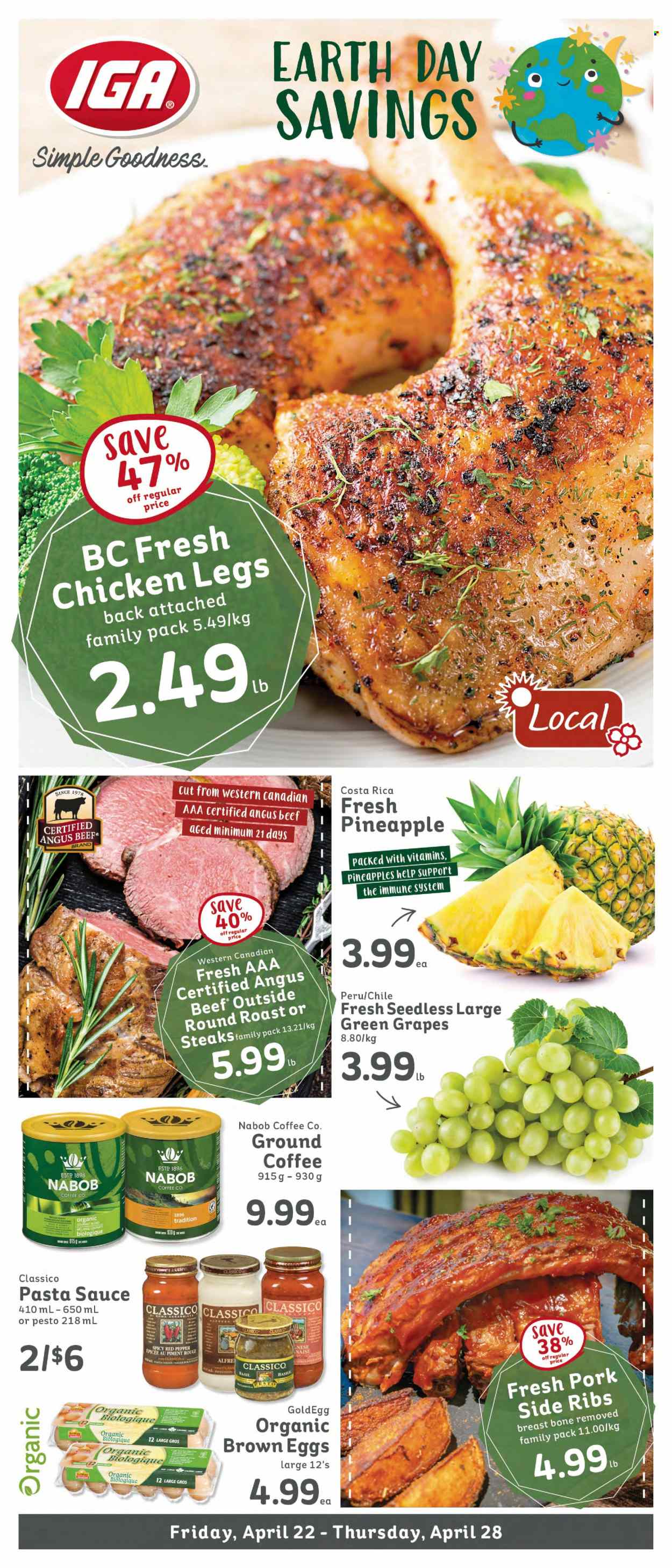 IGA Simple Goodness flyer - April 22, 2022 - April 28, 2022. Page 1