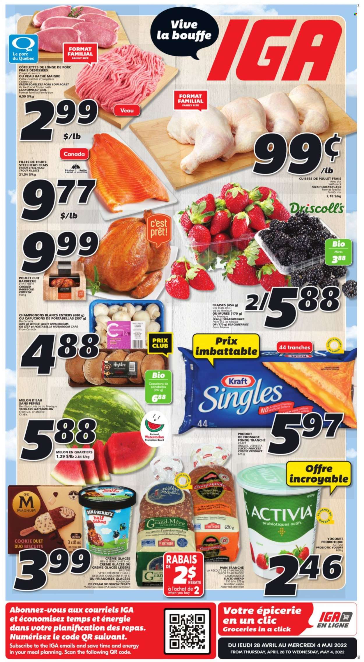 IGA flyer - April 28, 2022 - May 04, 2022. Page 1