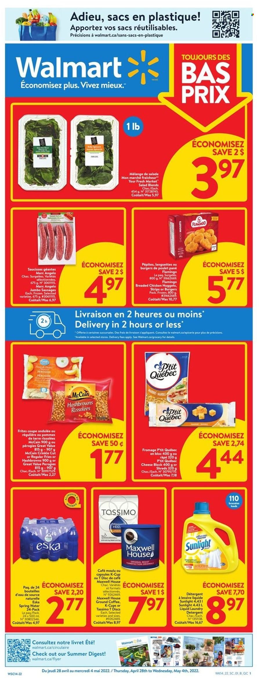 Walmart flyer - April 28, 2022 - May 04, 2022. Page 1