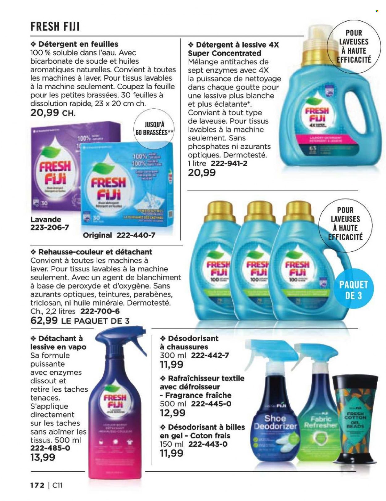 thumbnail - Avon Flyer - Sales products - refresher, fragrance, detergent. Page 172.