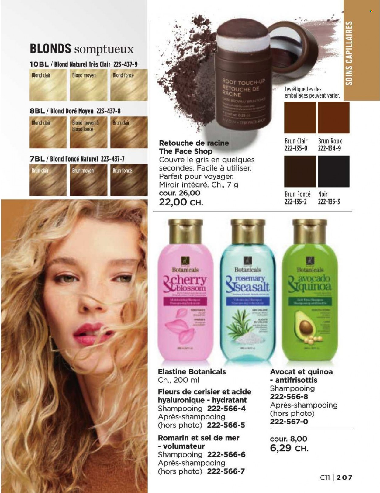 thumbnail - Circulaire Avon - Produits soldés - shampooing. Page 207.