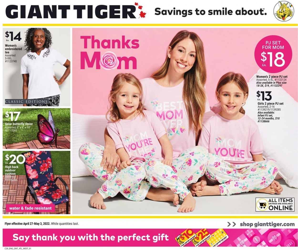 Giant Tiger flyer - April 27, 2022 - May 03, 2022. Page 1