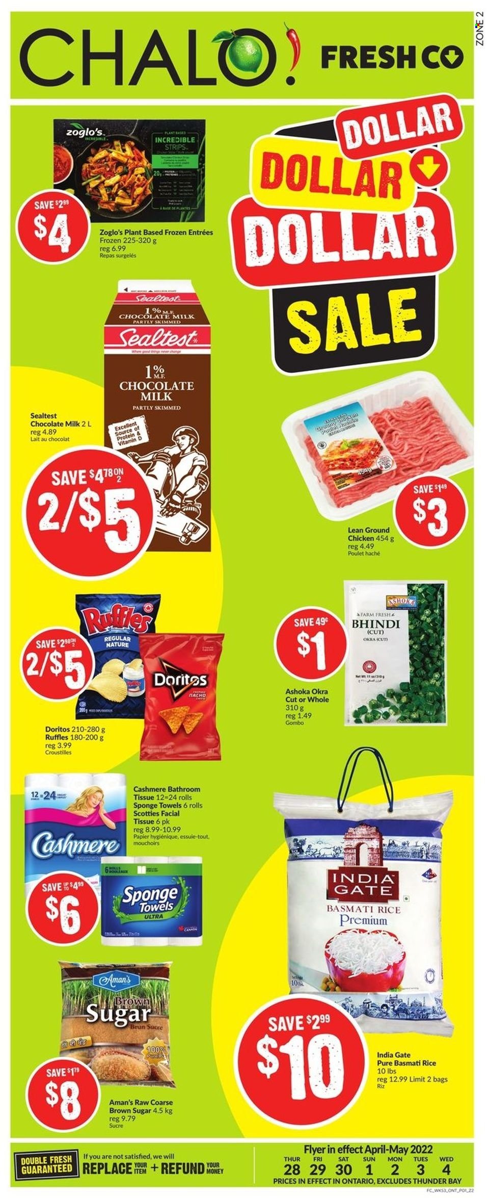 Chalo! FreshCo. flyer - April 28, 2022 - May 04, 2022. Page 1