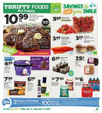 Circulaire Thrifty Foods - 05 Mai 2022 - 11 Mai 2022.