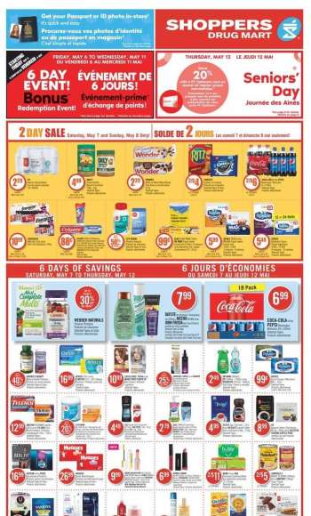 Shoppers Drug Mart Flyer - May 07, 2022 - May 12, 2022.