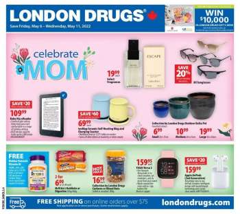 London Drugs Flyer - May 06, 2022 - May 11, 2022.