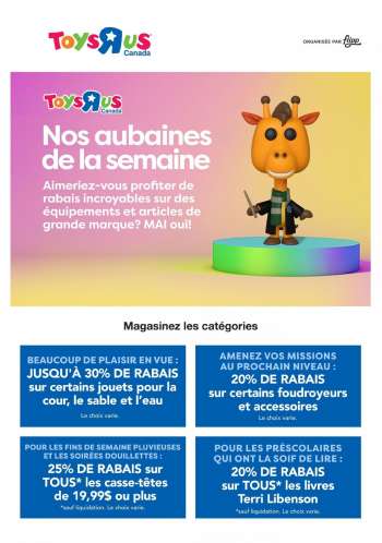 Circulaire Toys''R''Us.