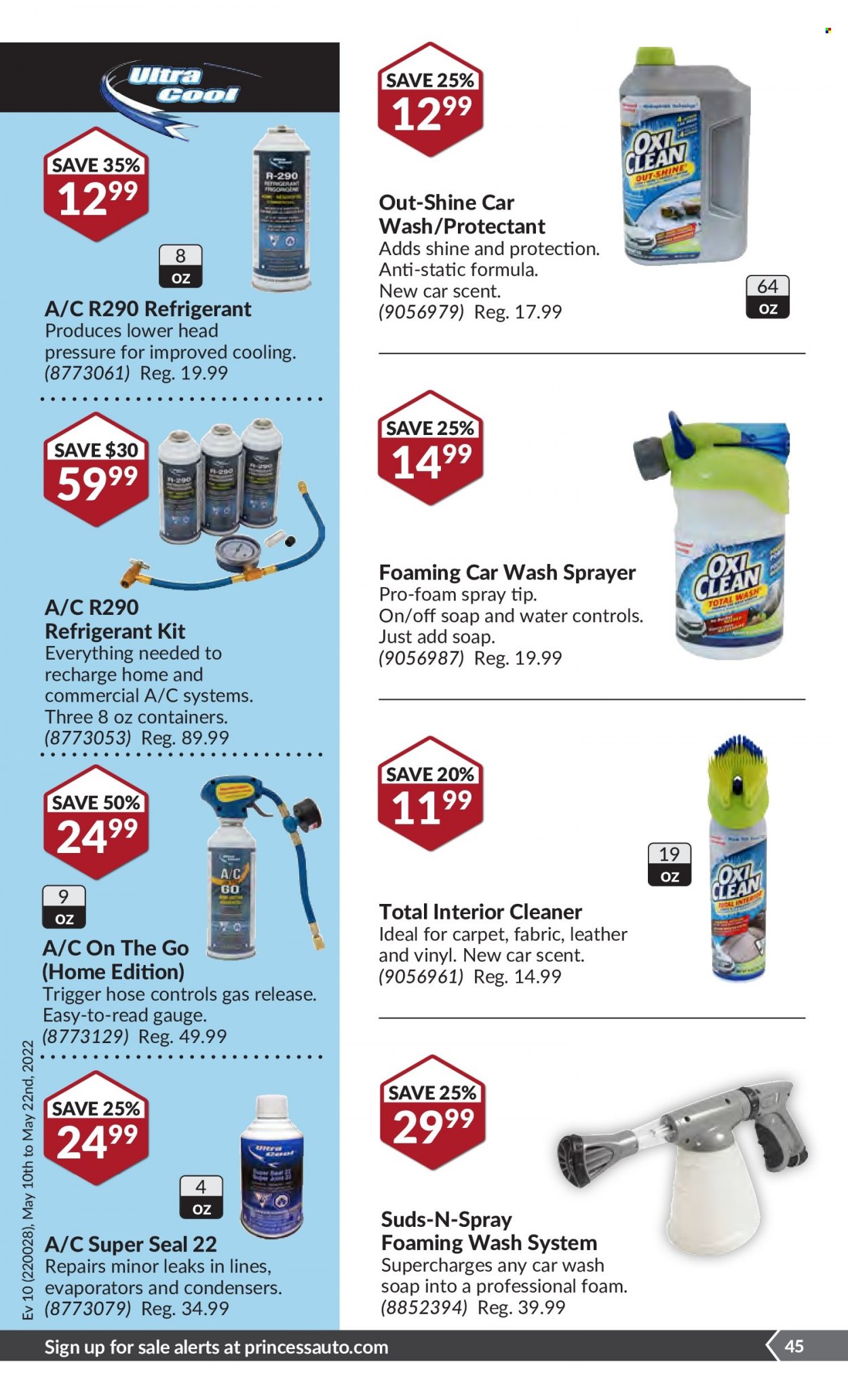 thumbnail - Princess Auto Flyer - May 10, 2022 - May 22, 2022 - Sales products - sprayer, cleaner. Page 48.