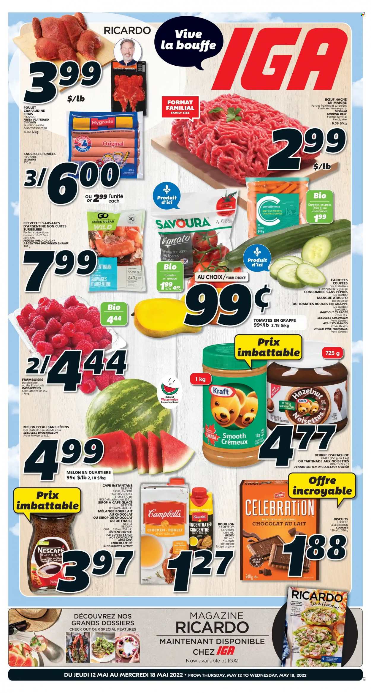 IGA flyer - May 12, 2022 - May 18, 2022. Page 1