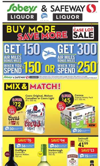 Sobeys Liquor Flyer - May 12, 2022 - May 18, 2022.