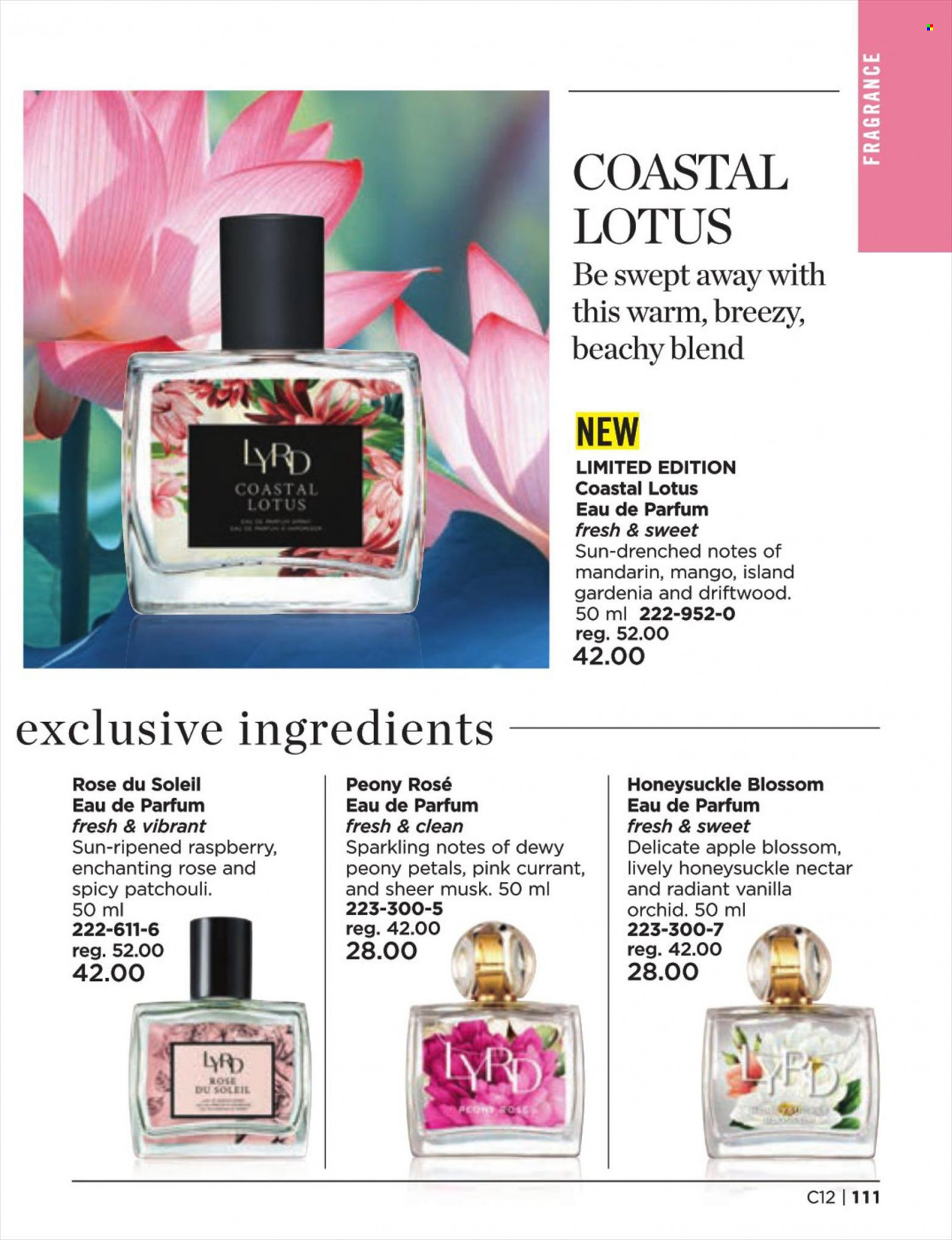 thumbnail - Circulaire Avon - Produits soldés - eau de parfum. Page 111.