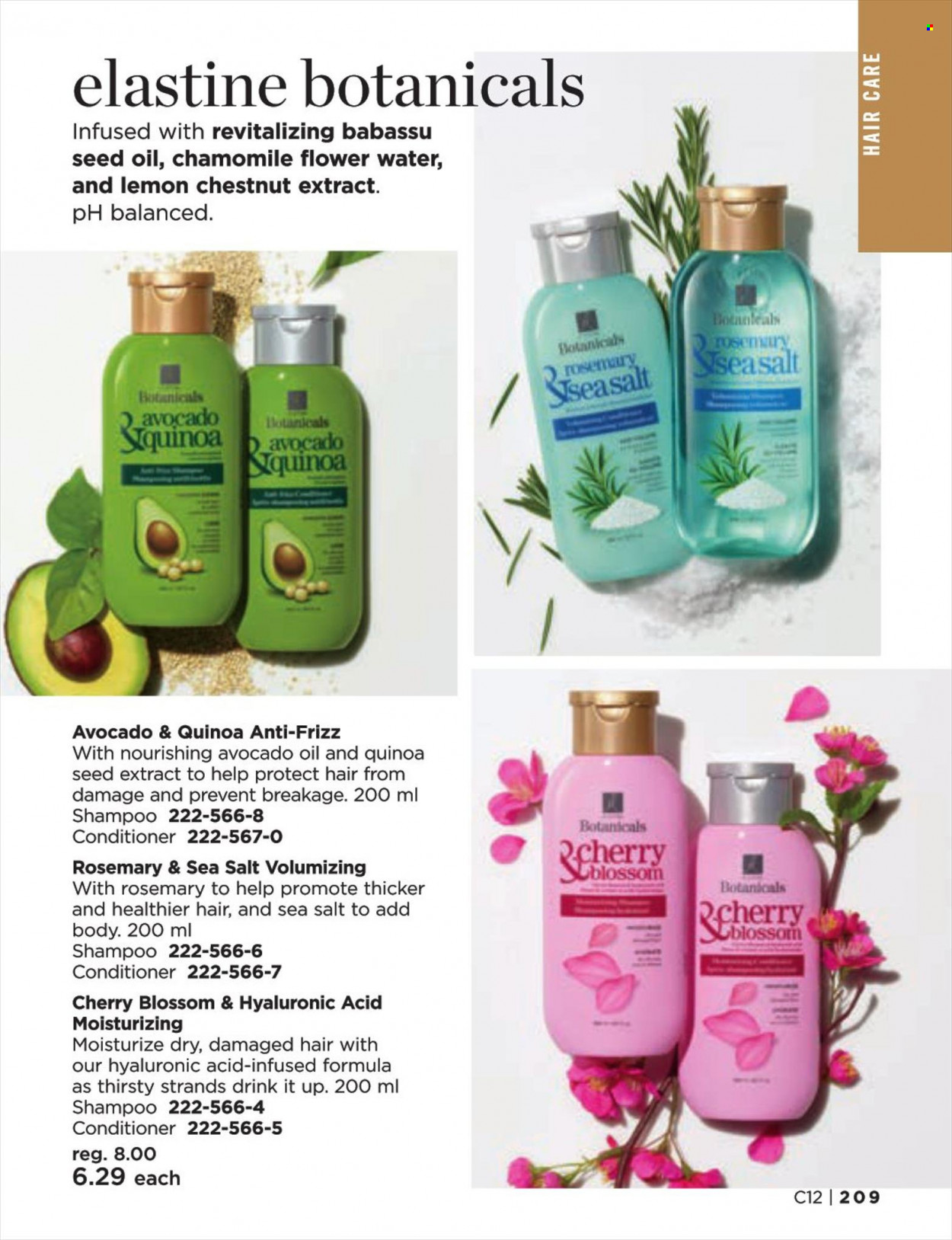 thumbnail - Circulaire Avon - Produits soldés - shampooing, body. Page 209.