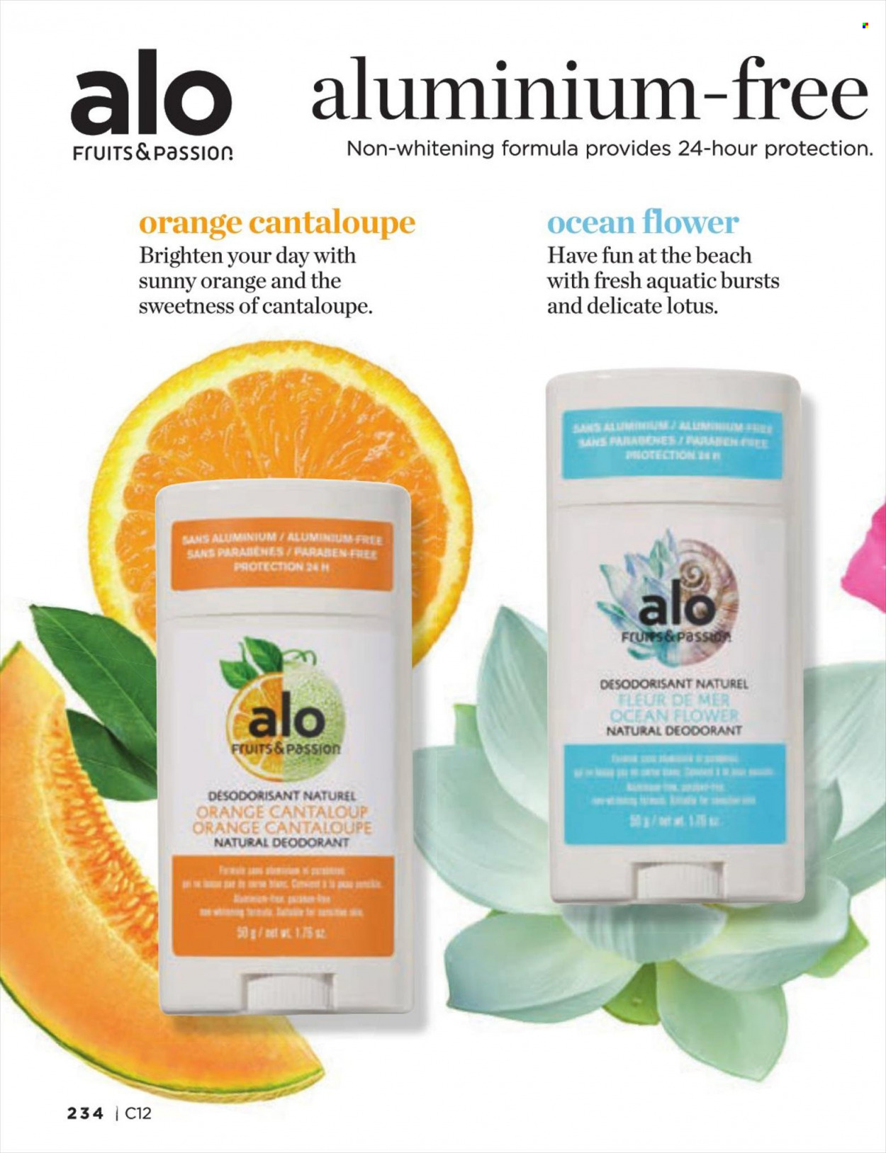 thumbnail - Avon Flyer - Sales products - anti-perspirant, Lotus, deodorant. Page 234.