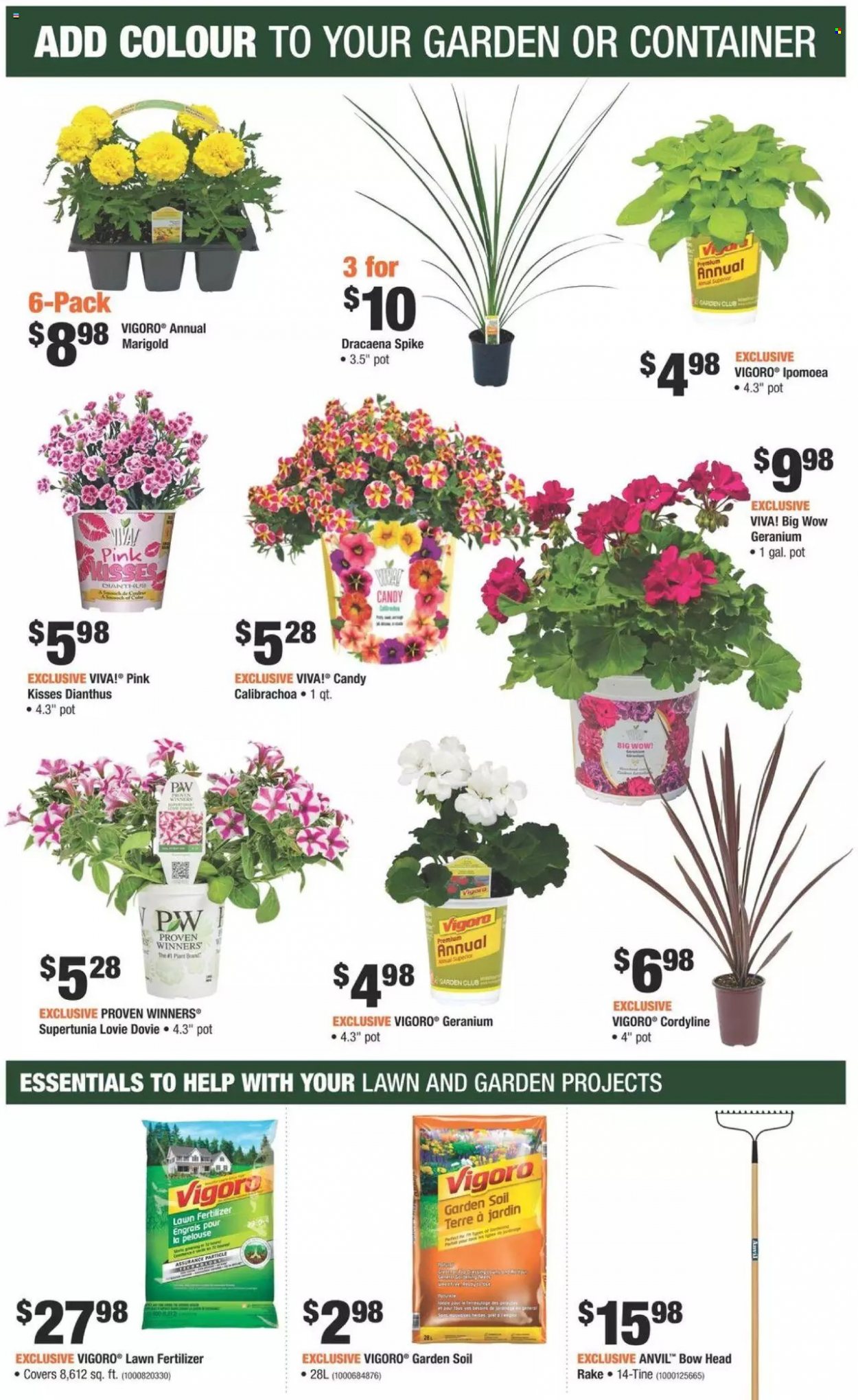 thumbnail - The Home Depot Flyer - May 12, 2022 - May 18, 2022 - Sales products - pot, container, fertilizer, garden soil. Page 13.