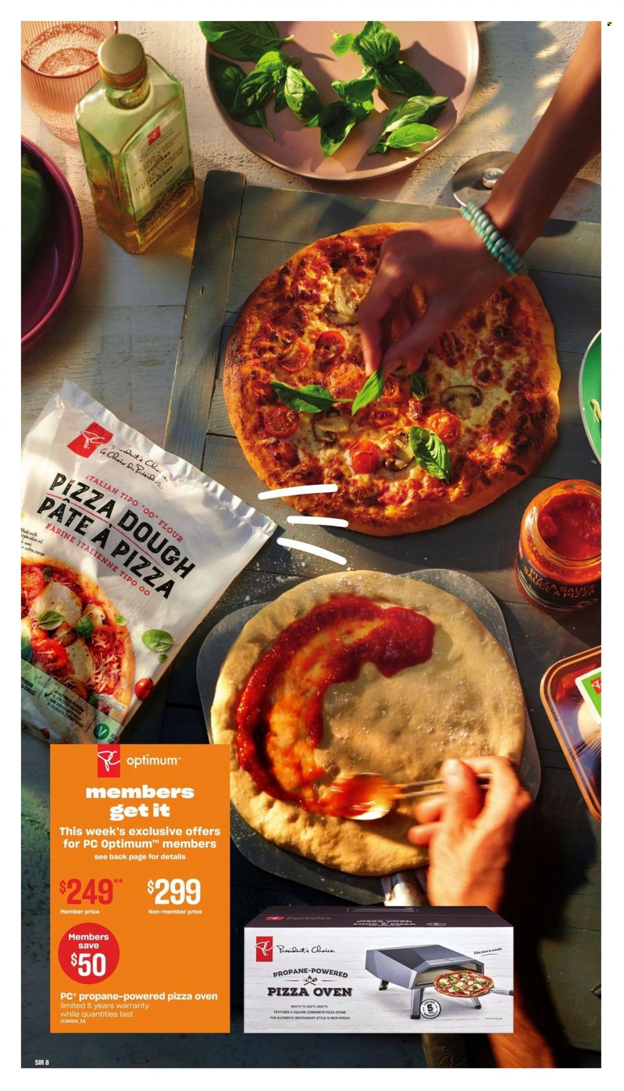 thumbnail - Loblaws Flyer - May 19, 2022 - July 13, 2022 - Sales products - pizza dough, flour, Optimum. Page 8.