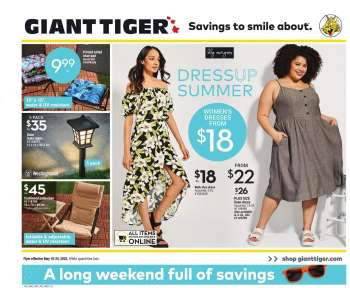 Giant Tiger Flyer - May 18, 2022 - May 24, 2022.
