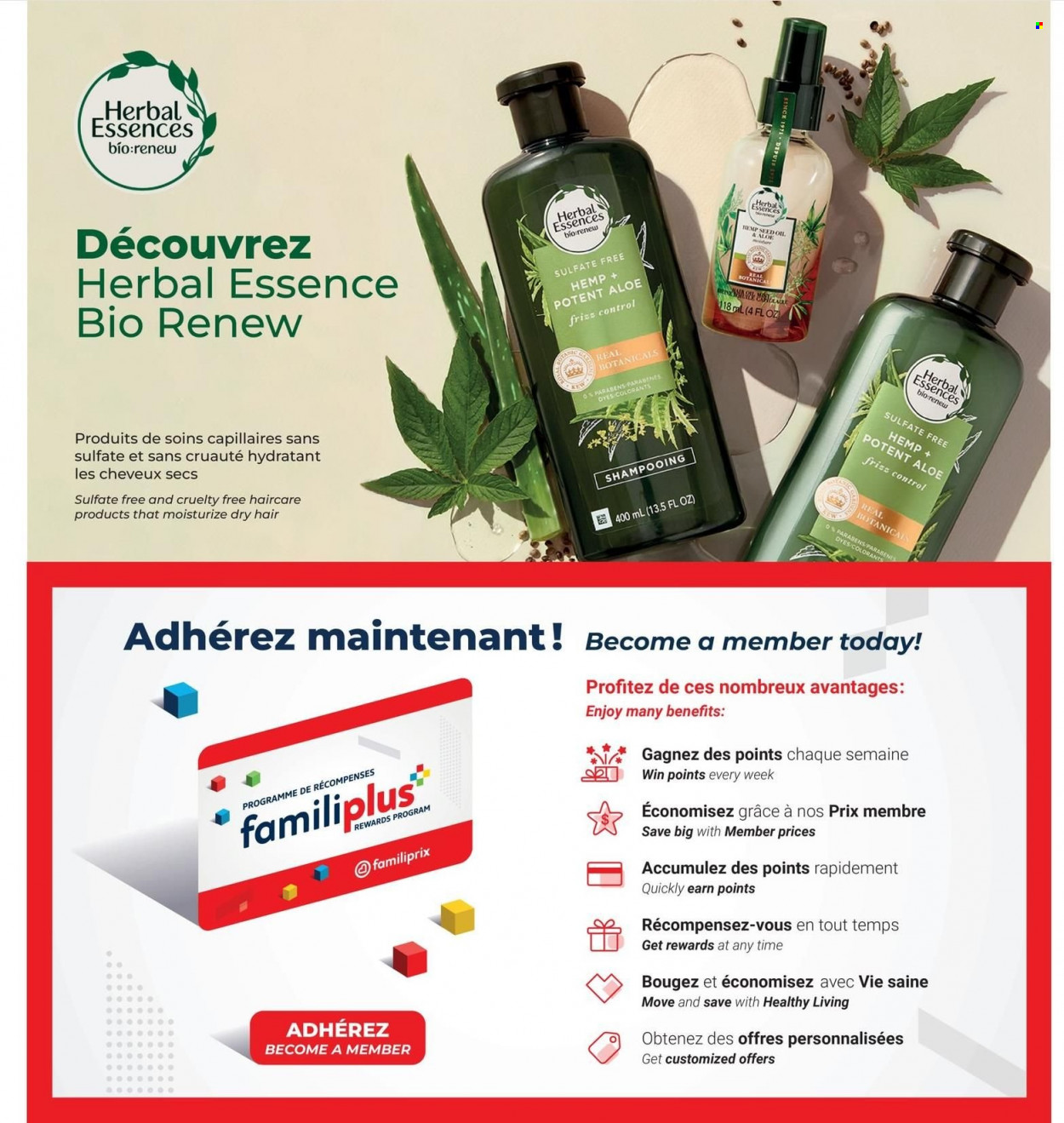 thumbnail - Circulaire Familiprix Extra - 19 Mai 2022 - 25 Mai 2022 - Produits soldés - shampooing. Page 11.