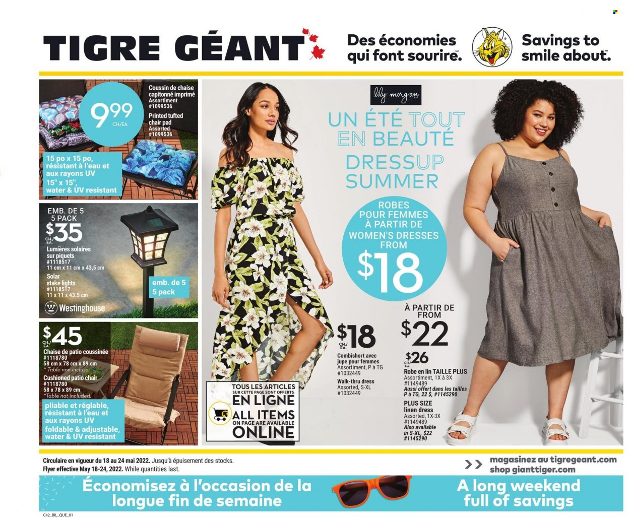 Giant Tiger flyer - May 18, 2022 - May 24, 2022. Page 1