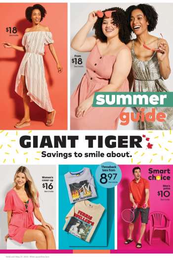 Giant Tiger Flyer - May 18, 2022 - May 31, 2022.