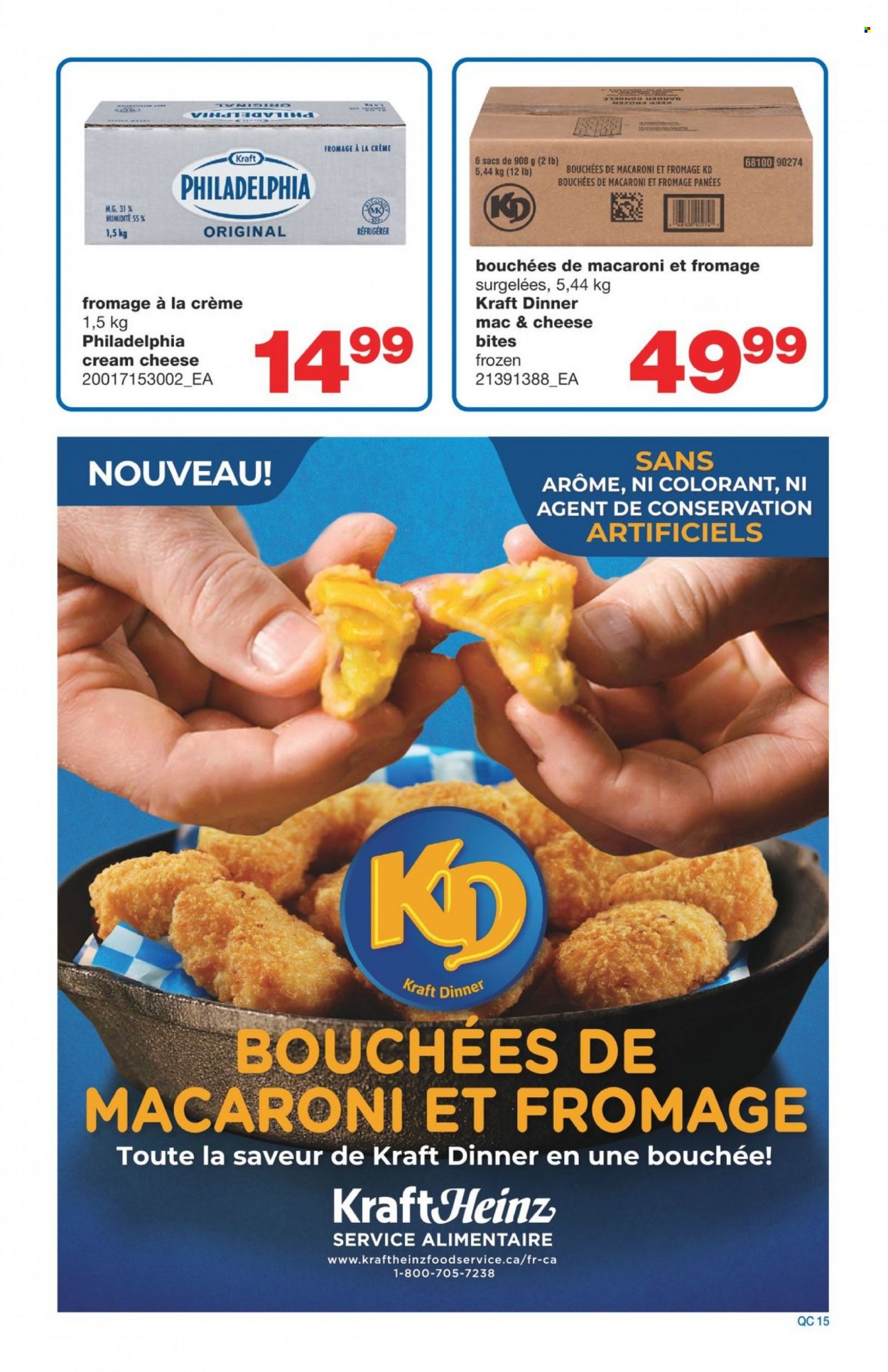 thumbnail - Wholesale Club Flyer - May 19, 2022 - June 08, 2022 - Sales products - macaroni, Kraft®, cream cheese, Philadelphia. Page 15.