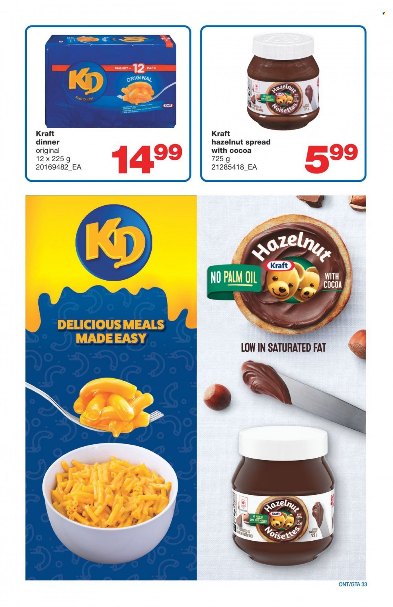 thumbnail - Wholesale Club Flyer - May 19, 2022 - June 08, 2022 - Sales products - Kraft®, oil, hazelnut spread. Page 33.
