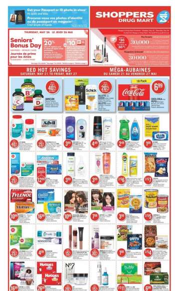Shoppers Drug Mart Flyer - May 21, 2022 - May 27, 2022.