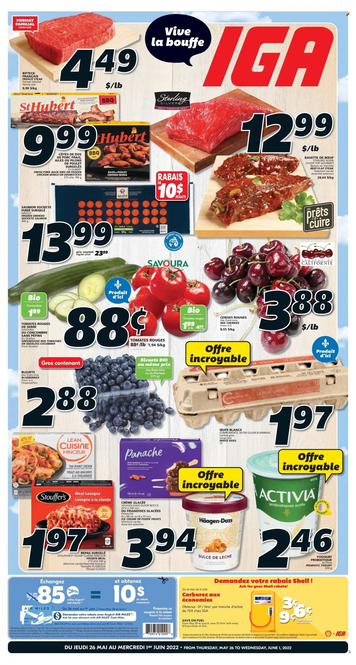 IGA flyer - May 26, 2022 - June 01, 2022. Page 1