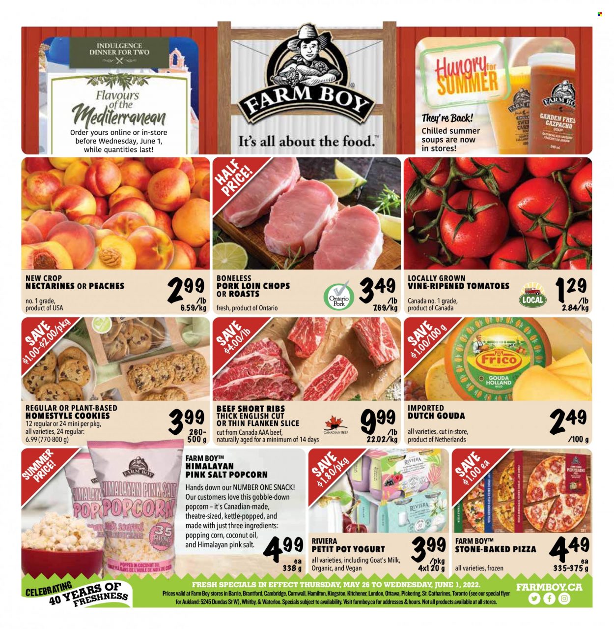 Farm Boy flyer - May 26, 2022 - June 01, 2022. Page 1