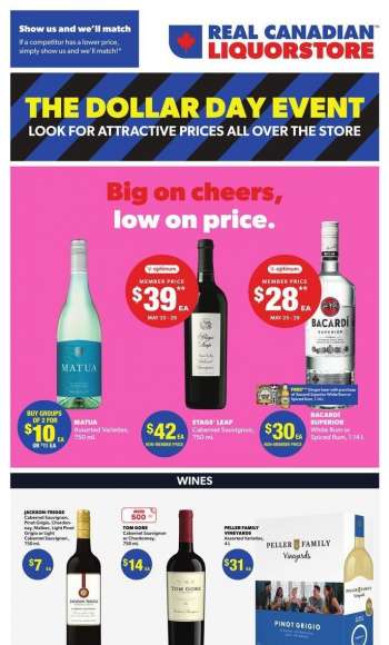 Real Canadian Liquorstore Flyer - May 25, 2022 - May 29, 2022.