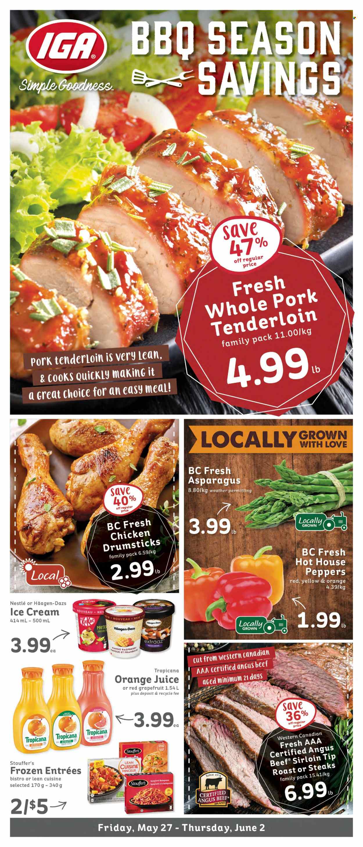 IGA Simple Goodness flyer - May 27, 2022 - June 02, 2022. Page 1