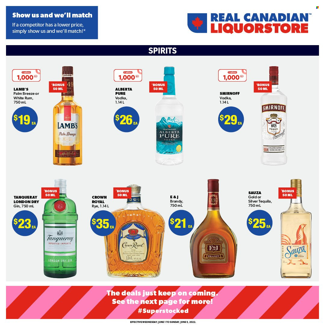 Real Canadian Liquorstore flyer - June 01, 2022 - June 05, 2022. Page 4