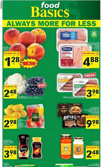 Circulaire Food Basics - 09 Juin 2022 - 15 Juin 2022.