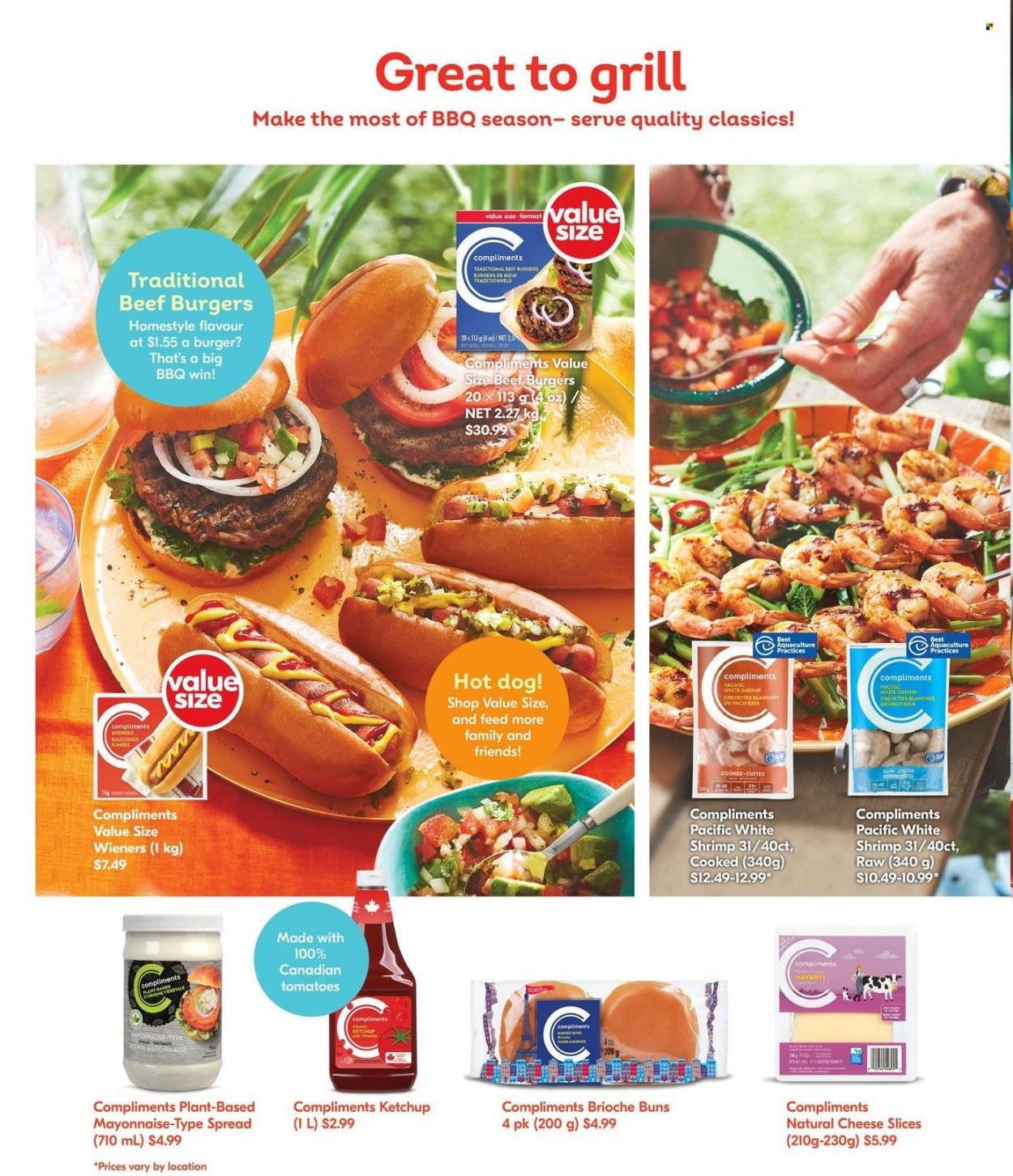 thumbnail - Circulaire Foodland - 09 Juin 2022 - 13 Juillet 2022 - Produits soldés - brioche, crevettes, saucisse, mayonnaise, ketchup. Page 3.