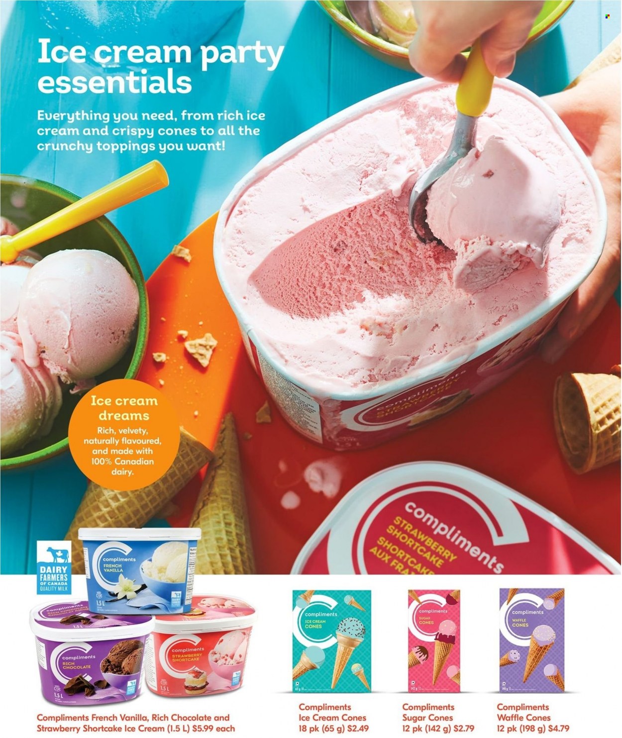 thumbnail - Sobeys Flyer - June 09, 2022 - July 13, 2022 - Sales products - ice cream, sugar. Page 2.