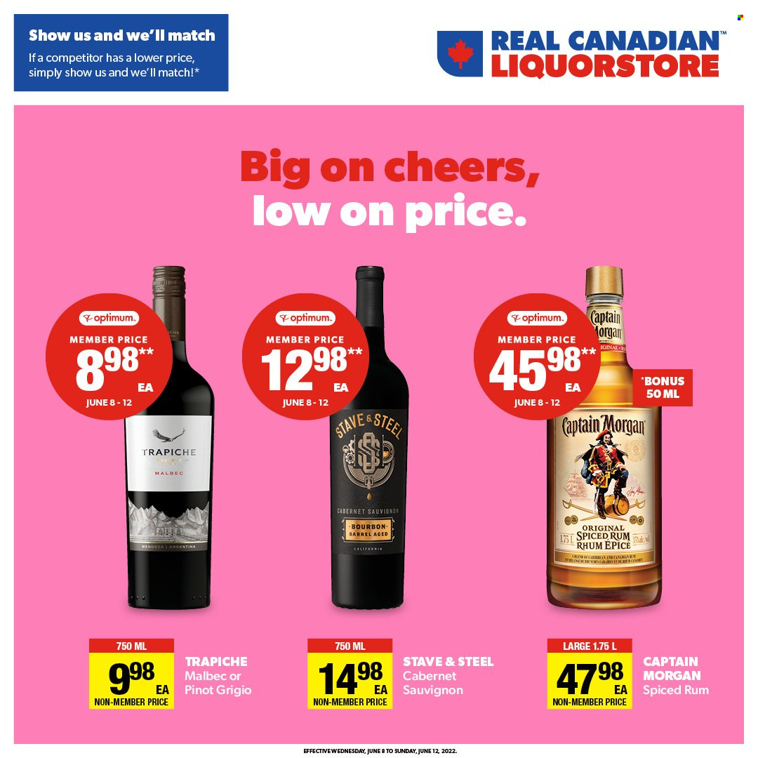 Real Canadian Liquorstore flyer - June 08, 2022 - June 12, 2022. Page 1