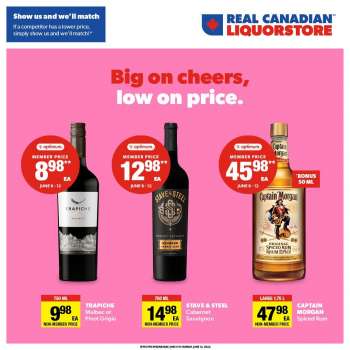 Real Canadian Liquorstore Flyer - June 08, 2022 - June 12, 2022.