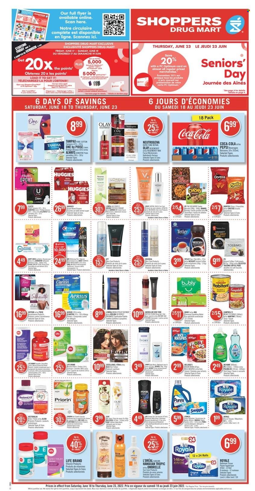 Shoppers Drug Mart flyer - June 18, 2022 - June 23, 2022. Page 1