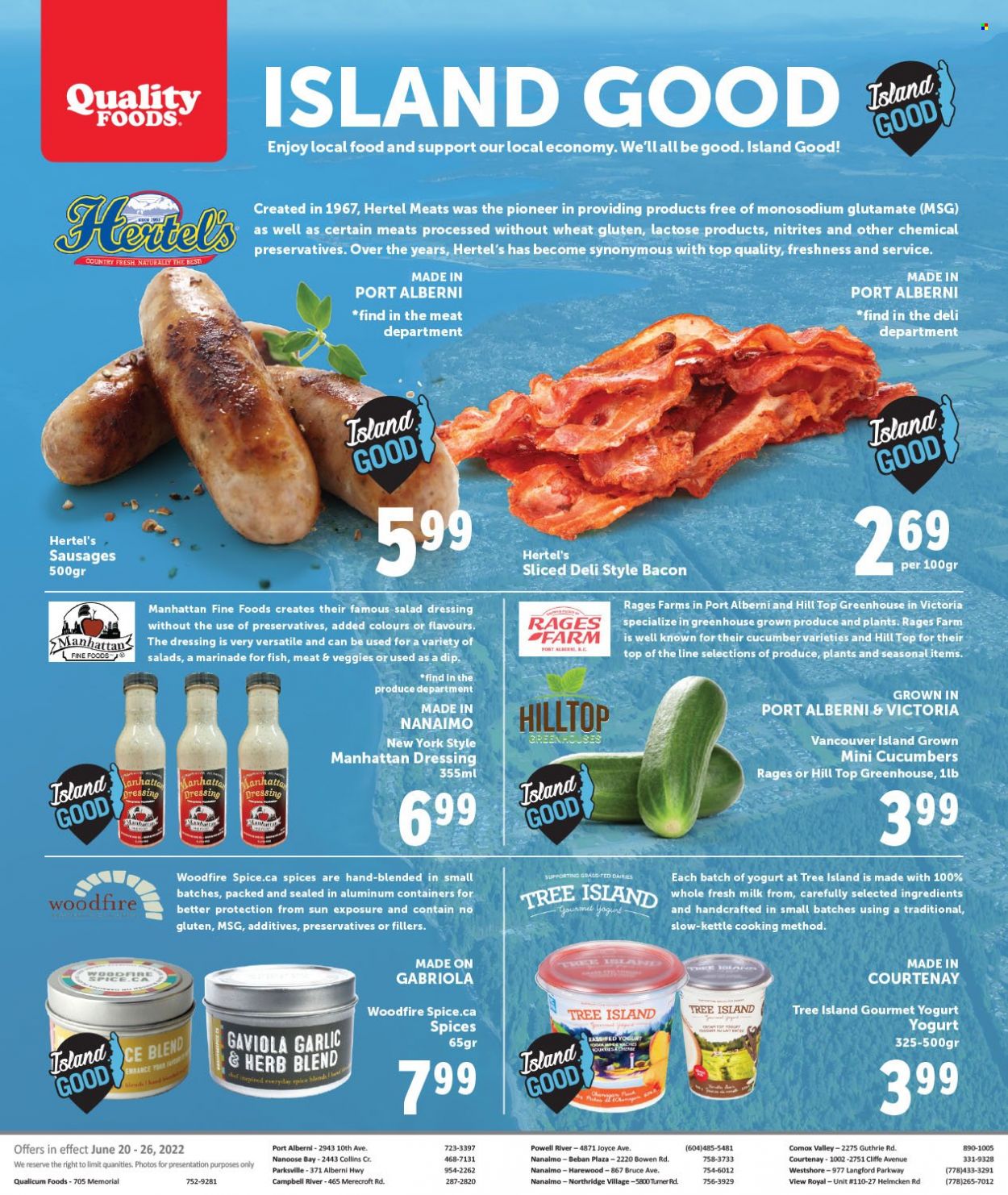thumbnail - Circulaire Quality Foods - 20 Juin 2022 - 26 Juin 2022 - Produits soldés - bacon, Pioneer. Page 7.