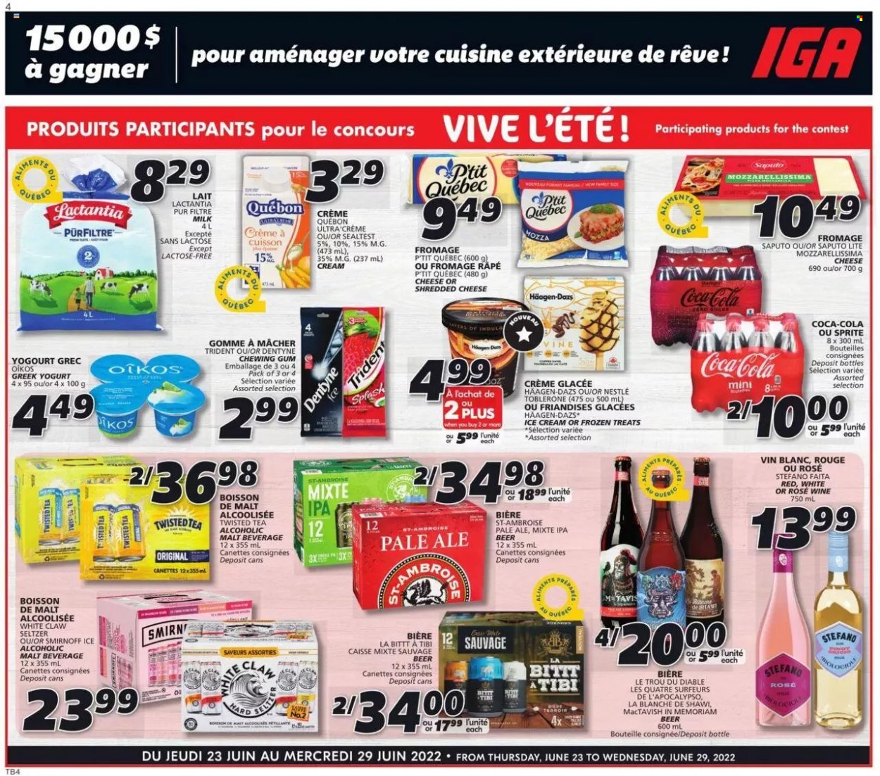 IGA flyer - June 23, 2022 - June 29, 2022. Page 4