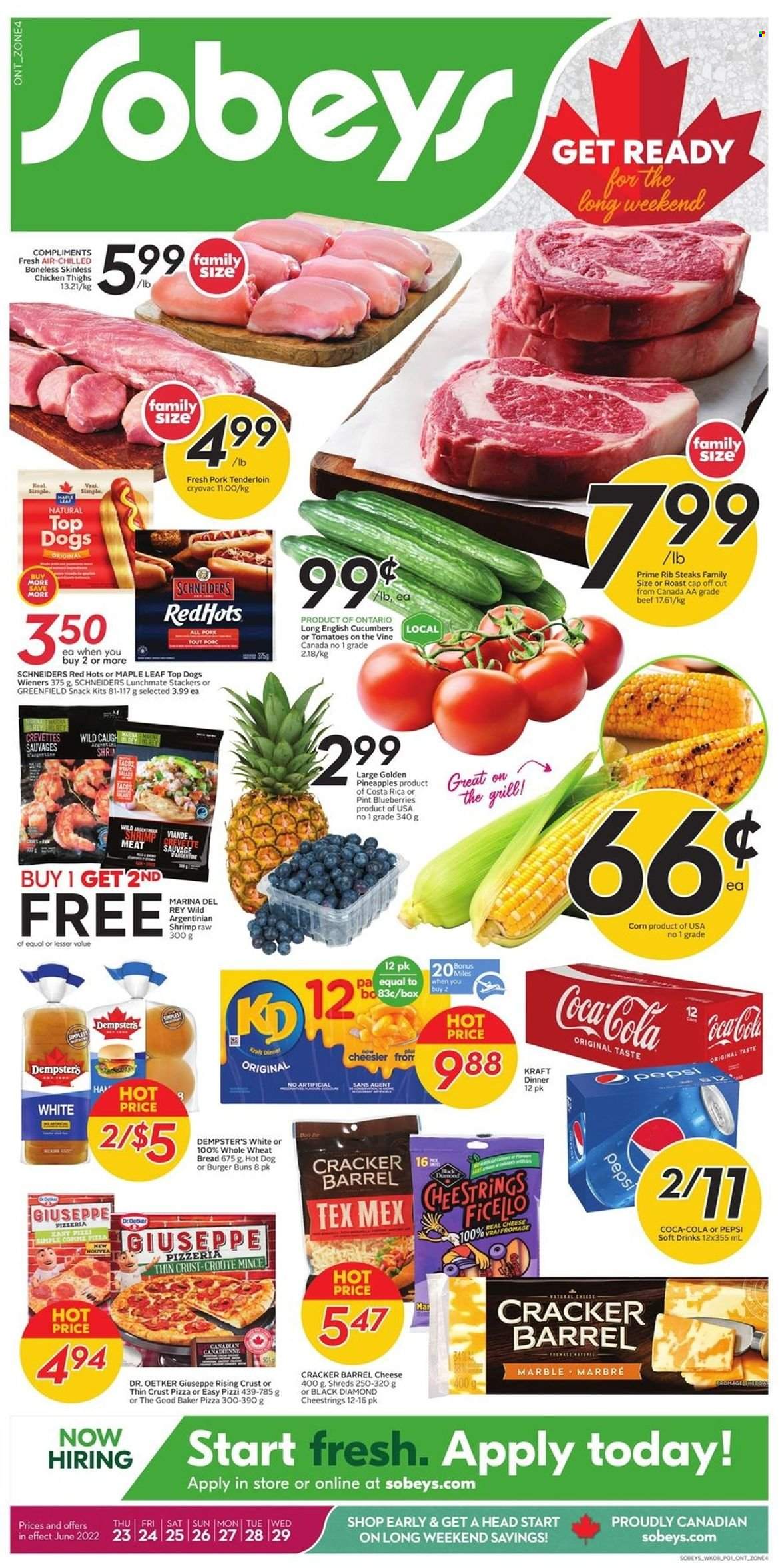 Sobeys flyer - June 23, 2022 - June 29, 2022. Page 1