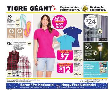 Circulaire Giant Tiger - 22 Juin 2022 - 28 Juin 2022.