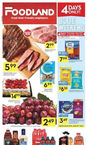 Foodland Flyer - June 23, 2022 - June 29, 2022.