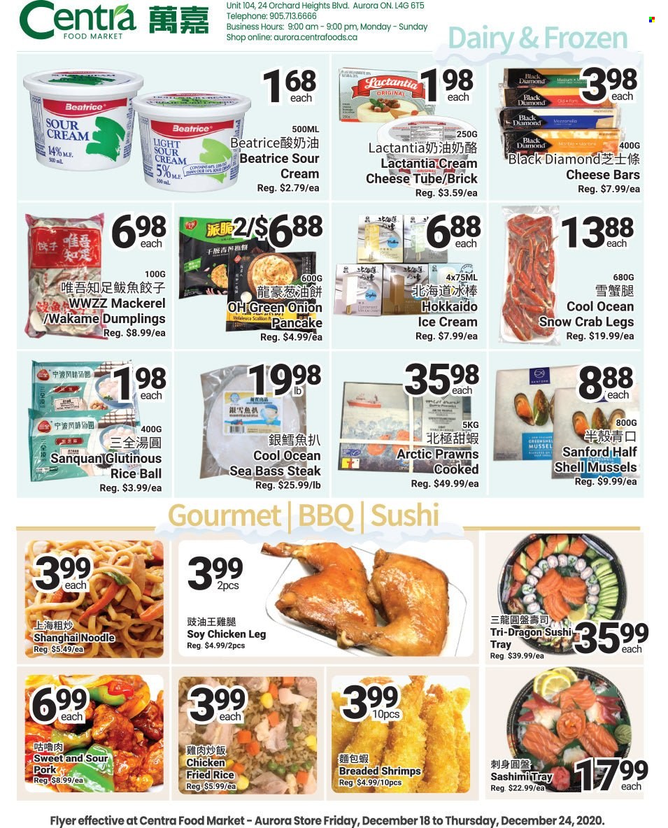 thumbnail - Circulaire Centra Food Market - 24 Juin 2022 - 30 Juin 2022 - Produits soldés - steak, sushi, LU. Page 3.